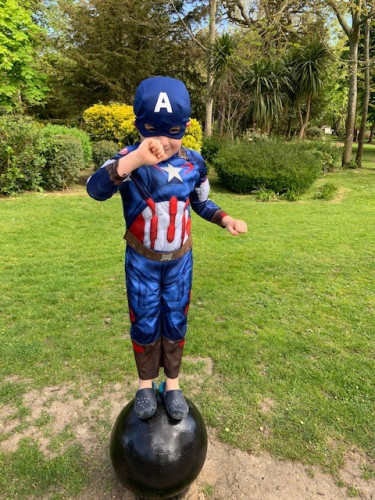 Ethan As Captain America